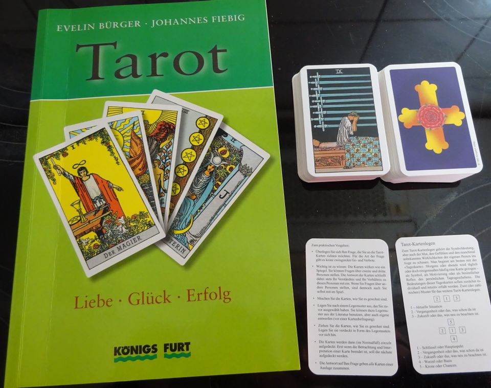 Tarot: Liebe, Glück, Erfolg - Buch und Karten E. Bürger/J. Fiebig in Rostock