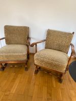 2 gepolsterte Armlehnstühle Sessel Stühle Antik Bayern - Landshut Vorschau