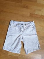 Gr 34 S leichte Shorts kurze Hose beige-weiß gestreift Thüringen - Erfurt Vorschau