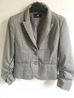 H&M Blazer Jacke kurz grau Gr. 34 Niedersachsen - Bad Bodenteich Vorschau