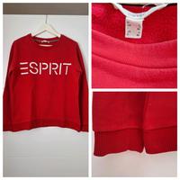 ESPRIT Pullover Gr. L 40 42 Rot Dunkelrot Langarm Aufdruck Schrif Bayern - Velden Vorschau