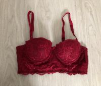 H&m balconette bh trägerlos rot Bordeaux spitze 75A Niedersachsen - Oyten Vorschau