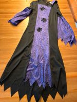 Hexe spinne Spinnennetz Kleid Fasching Halloween schwarz lila Bayern - Bayreuth Vorschau