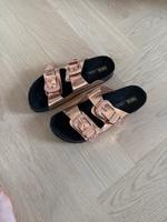 Asos Pantoletten wie birkenstock Bronze Kupfer Roségold  38 Neu Niedersachsen - Gehrden Vorschau