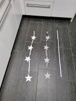 Deko Weihnachten Sternenkette grau u. weiß ca. 1 m lang Nordrhein-Westfalen - Bocholt Vorschau