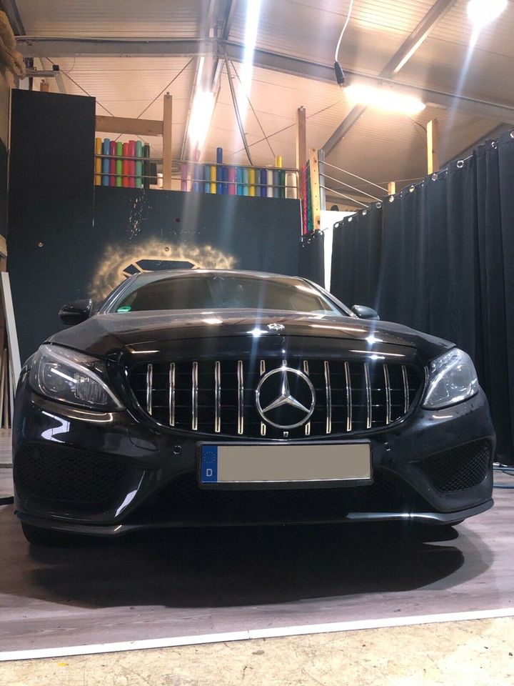 Panamericana Facelift Grill inkl. Montage w205 w213 glc amg c117 in Hünxe