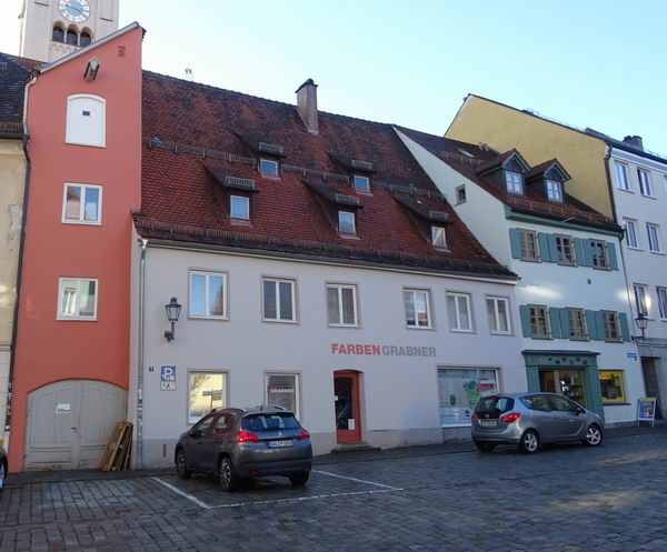 Großes mittelalterliches Handwerkerhaus in der City von Kaufbeuren-Allgäu in Kaufbeuren