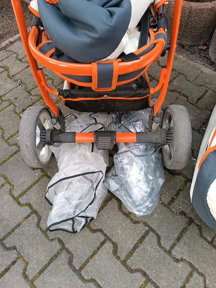 Kinderwagen Set Unikat Pulverbeschichtet in Heidenau