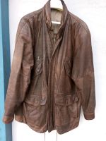 Braune Lederjacke Gr. 56 True Vintage! Schleswig-Holstein - Wensin Vorschau