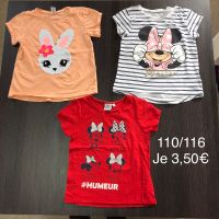 110/116 Mädels T-shirt Kurzarm shirt Disney Minnie Elsa kitty Bayern - Kaufbeuren Vorschau