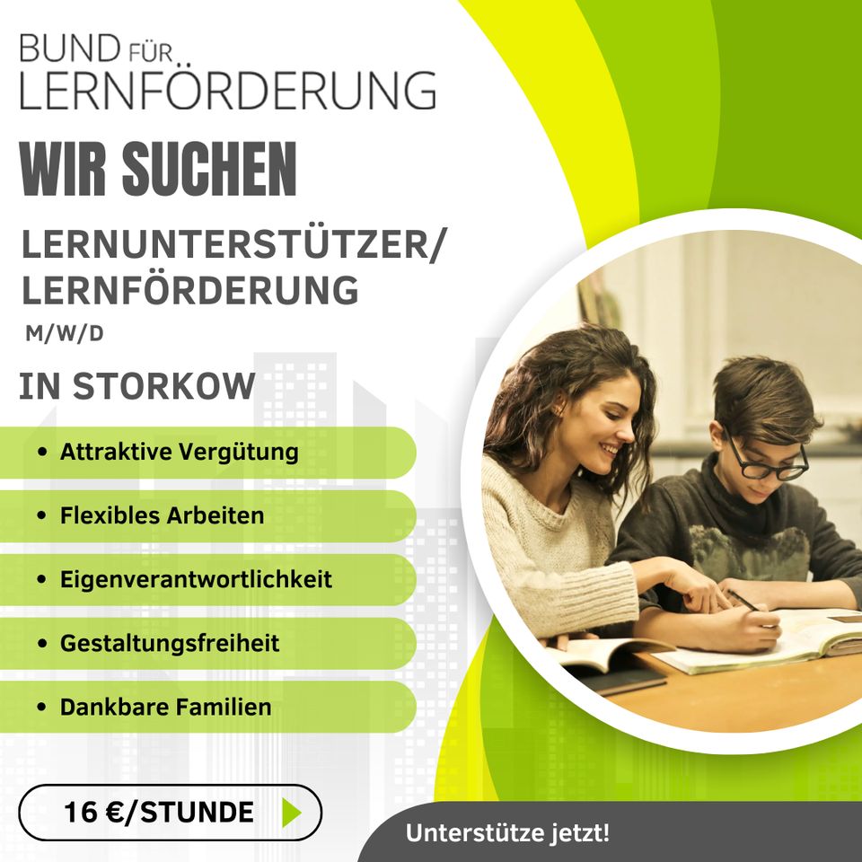 Nachhilfelehrer*innen / Hausaufgabenhilfe / Unterstützer*innen in Storkow (Mark)