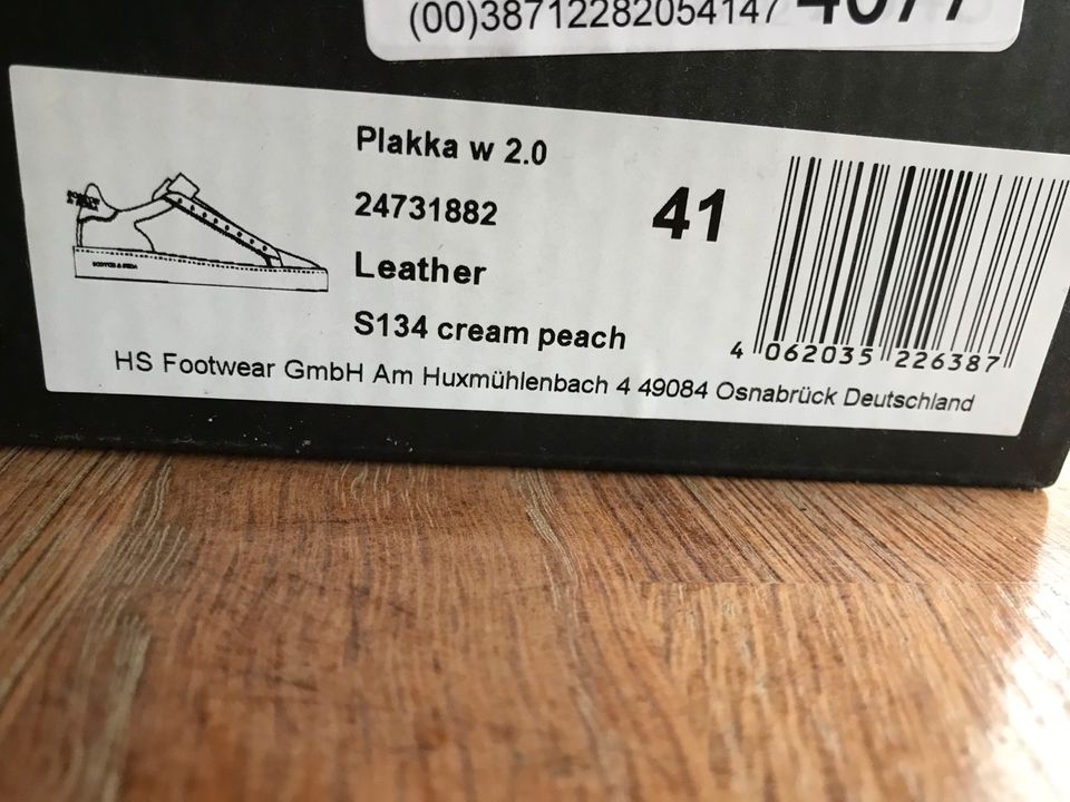 Scotch & Soda Footwear Sneaker Echtleder weiß Gr. 41 NEU OVP in Bielefeld