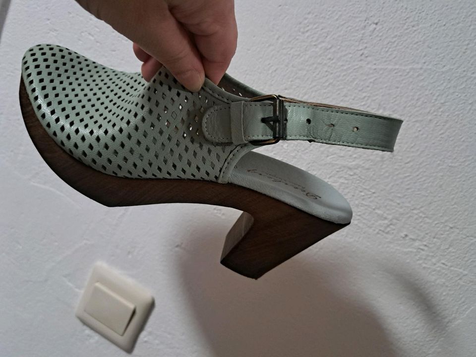 Deerberg Schuhe, mintfarben, Größe 39 in Rubkow