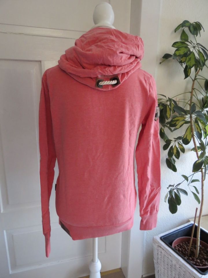 cooler Hoodie - Gr.M - Naketano - weiter Kragen - rot in Eisenberg