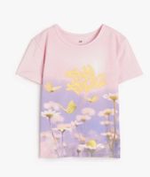 Tshirt shirt H&M rosa pink schmetterling Blumen Gr 146 152 West - Unterliederbach Vorschau