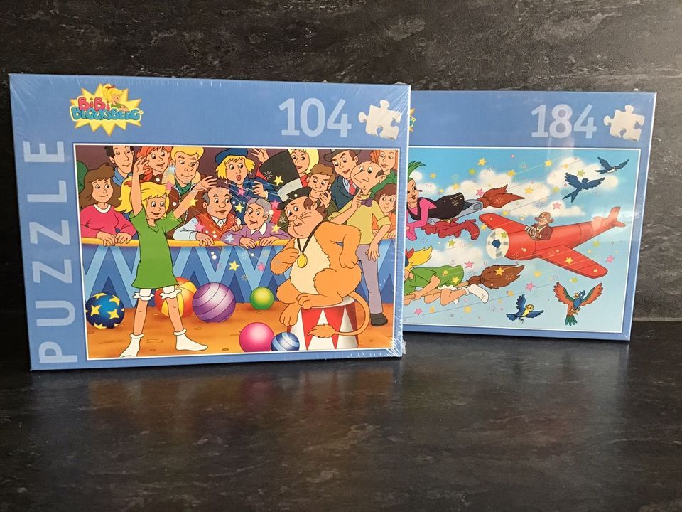 2 Originalverpackte Bibi Blocksberg Puzzle in Bad Krozingen