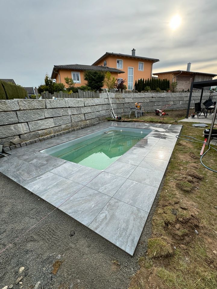 Pflasterarbeiten Pflasterbau Gabionen L-Steine EKN in Moosthenning