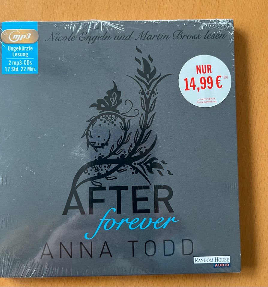 After Forever von Anna Todd 2MP3, CDs OVP in Gemmrigheim