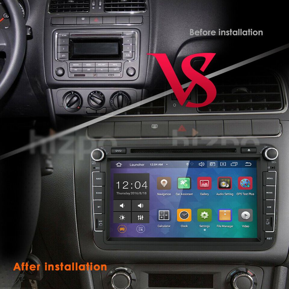 8" Android 10 DVD Autoradio GPS Für VW Golf Skoda Seat Tiguan EOS in Dortmund