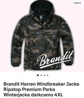 Brandit Herren Windbreaker 2in1 Neu Gr.4XL Darkcamo NP 79,99€ Leipzig - Grünau-Ost Vorschau