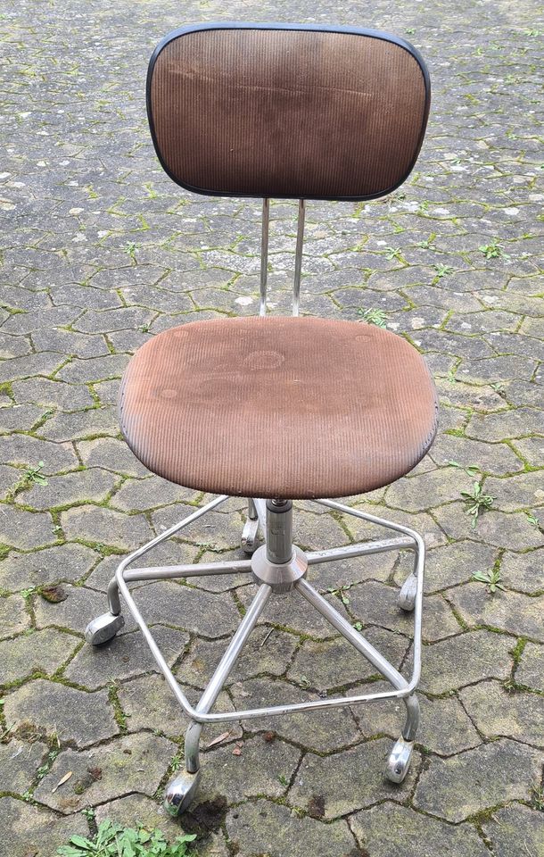 Vintage-Schreibtischstuhl Designer Egon Eiermann 1950 in Scheden