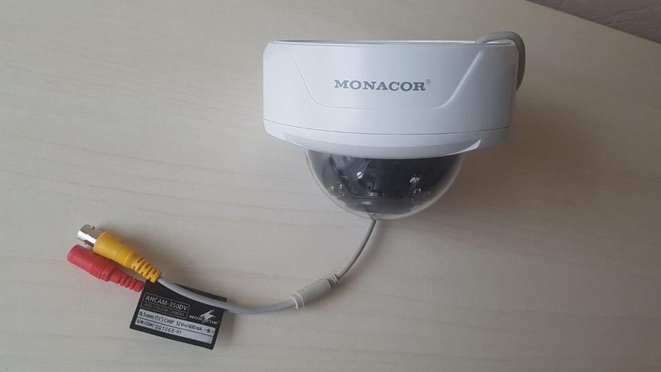 AHD-Dome-Farbkamera Monacor AHCAM-350DV, Neuware, IP66 in Sottrum