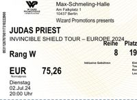 Ticket pdf  Judas Priest Berlin 2.7. Mitte - Wedding Vorschau