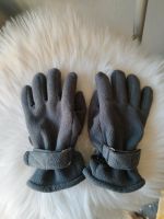 Handschuhe, Kinder, Fleece, dunkelgrau, getragen Nordrhein-Westfalen - Minden Vorschau