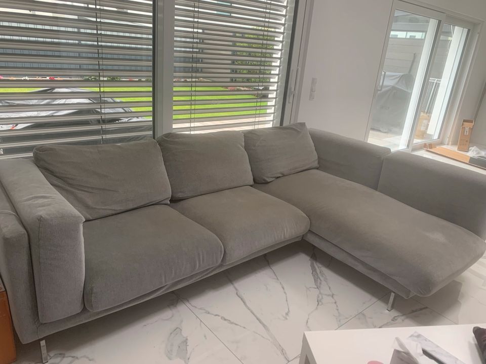 IKEA Nockeby 3-Sitzer Sofa in grau in Walldorf