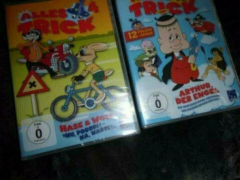 2 Stk. DVD`s mit Trick, Hase u.Wolf ,nu Pocodi..+Abenteuer d. En in Schmölln