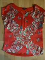 More&More Tshirt Bluse kurzarm Gr.38 rot mit Blumen Viskose Hessen - Bickenbach Vorschau