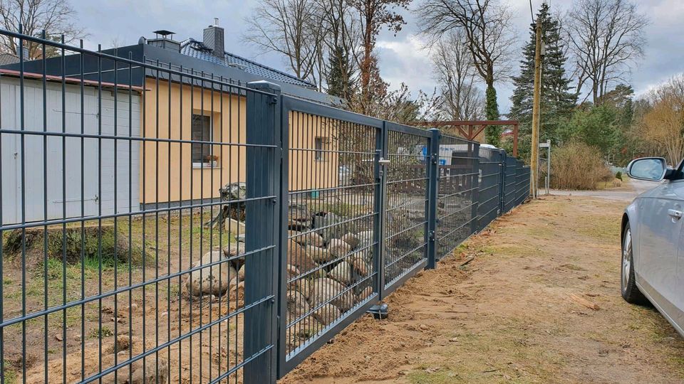 Schmiedezäune, Betonzaun, Lärmschutzwand, Doppelstabmatten, Zaun in Anklam