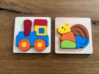 Baby Kleinkind Set Holzpuzzle Eichhörnchen Zug Bayern - Weißenhorn Vorschau