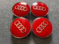 Audi Nabendeckel rot Radkappen Nabenkappen Felgen Reifen Nordrhein-Westfalen - Troisdorf Vorschau