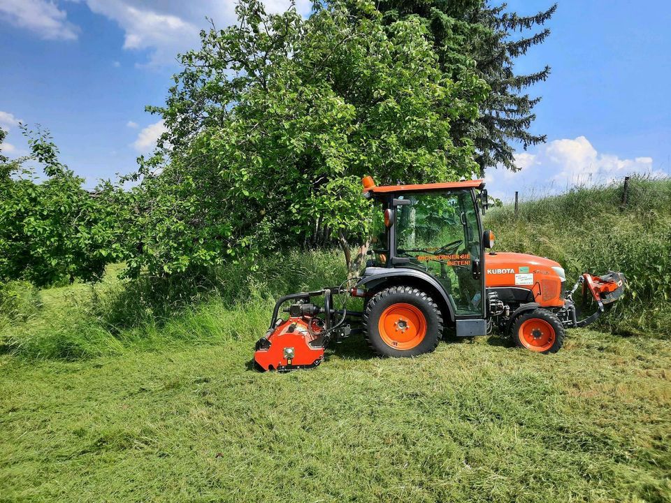 Traktor mit Schlegelmulcher mieten - 180 € / Tagesmiete in Kreischa