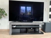 Modernes TV-Sideboard / TV-Regal in Beton/Schwarz Sachsen - Kreischa Vorschau