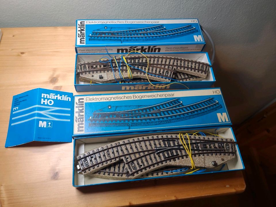 Märklin Bogenweichenpaar 5140 in Fladungen