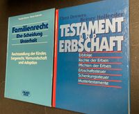 Familienrecht, Testament und Erbschaft, je 2€ Baden-Württemberg - Crailsheim Vorschau