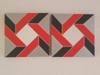 Neue geometrische Acrylbild-Komposition 2x 29x29 cm mit Struktur Nordrhein-Westfalen - Weilerswist Vorschau