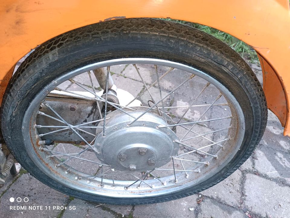 Motovespa Vespinos L, zur Restauration, orange, ohne Papiere in Pfinztal