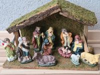 Weihnachts-Krippe mit Keramik-Figuren Saarbrücken-West - Klarenthal Vorschau