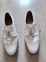 Coole weisse Halbschuhe von Bianco Gr. 38 Schleswig-Holstein - Handewitt Vorschau