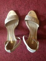 Peeptoes, Pumps von le scarpe in gold-nude Bayern - Ebersberg Vorschau