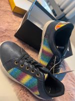 Schuhe Mädchen Glitzer Regenbogen gr. 32 Hessen - Bad Emstal Vorschau