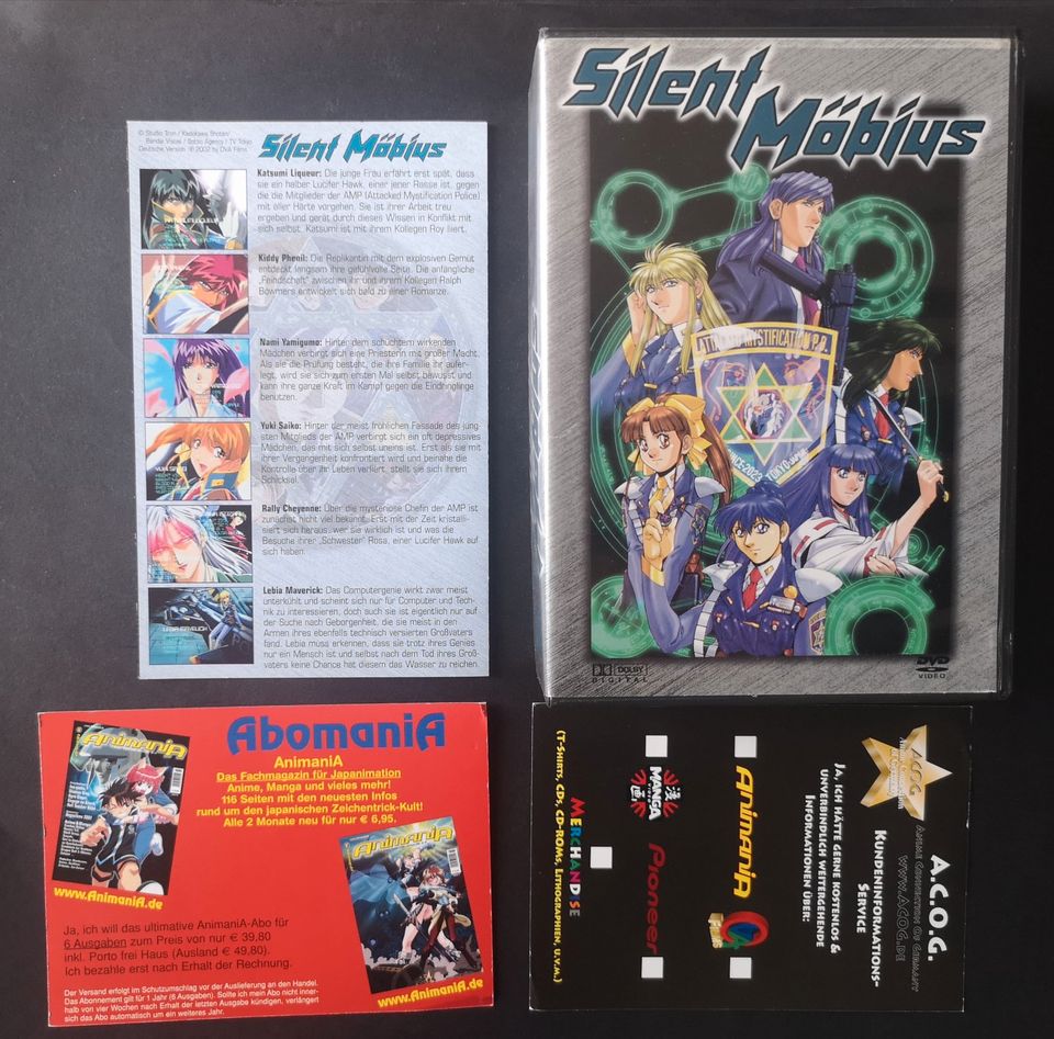 Silent Möbius Manga Anime Artbook DVD CD VHS Sammlung in Rostock