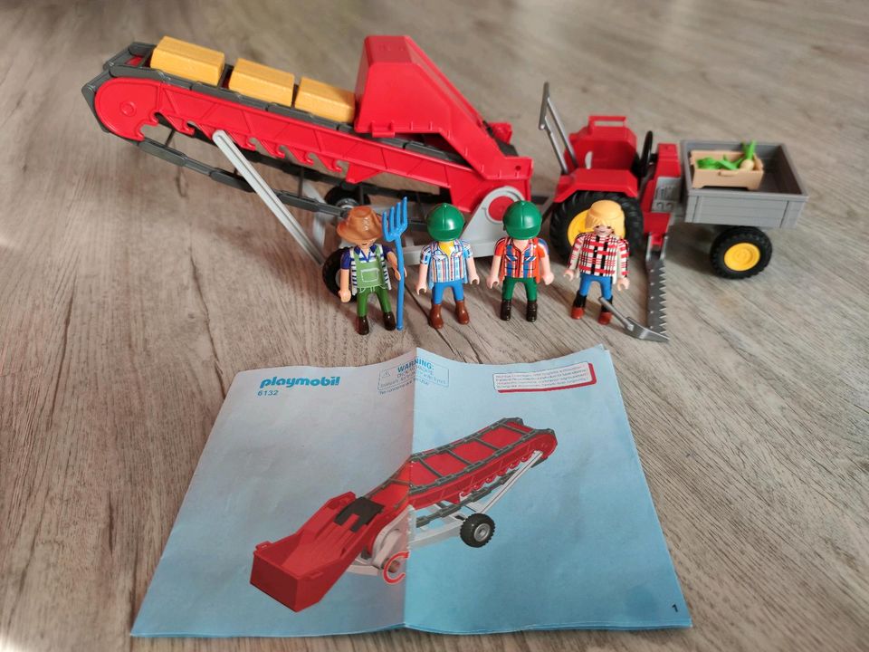 Playmobil Country Ladetraktor 6131 + Förderband 6132 in Mömlingen