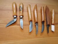 7 Schnitzmesser, Kerbschnitzmesser (Schnitzeisen,Schnitzwerkzeug) Nordrhein-Westfalen - Hattingen Vorschau