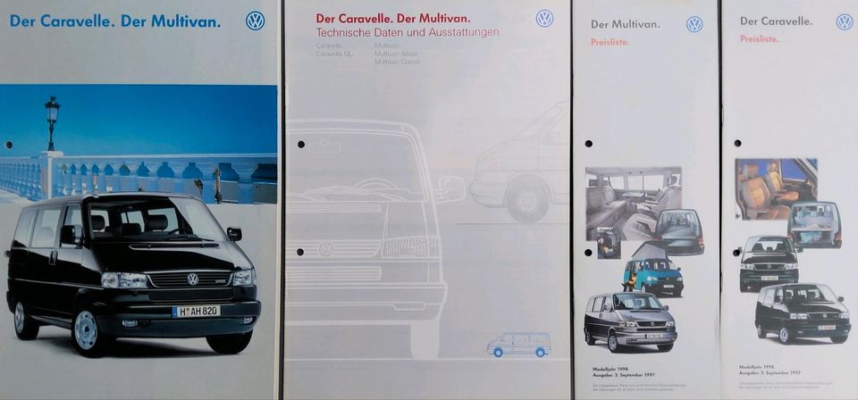 VW T4 Prospekte, Preislisten und Sonderdrucke, Teil 2 in Ingelheim am Rhein