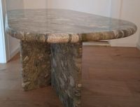 Marmortisch Marmor Couchtisch schwer grün Platte Tisch Fuß Niedersachsen - Rosche Vorschau