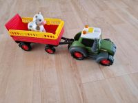 Kinder Traktor Fendt mit Anhänger und Kuh,  von DICKIE Hessen - Nidda Vorschau